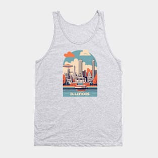 Illinois Vintage Design Tank Top